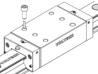 عربة بكرات V18234 للحركة الخطية السلسة