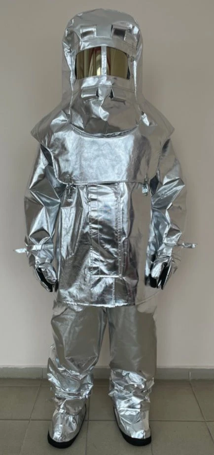 Special Firefighter Protective Clothing Set for High Heat Exposure - Semi-Heavy Type