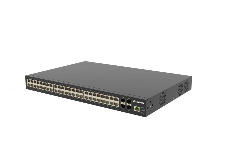 Ethernet Switch for Data Transmission Networks Akmanay-2052PGE-S