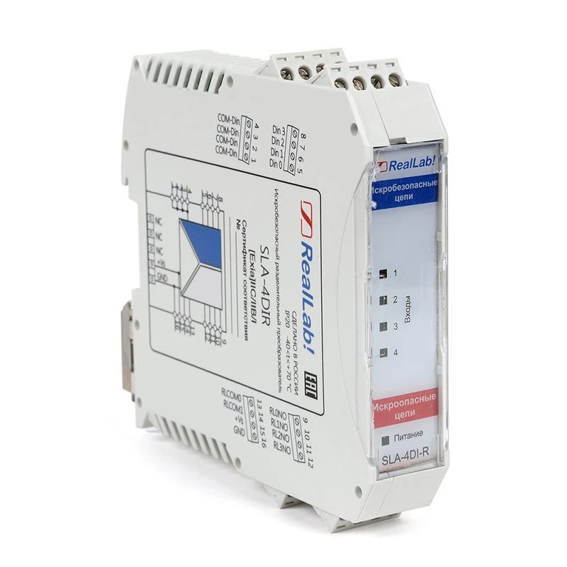 Intrinsically Safe Signal Isolator SLA-4DI-R