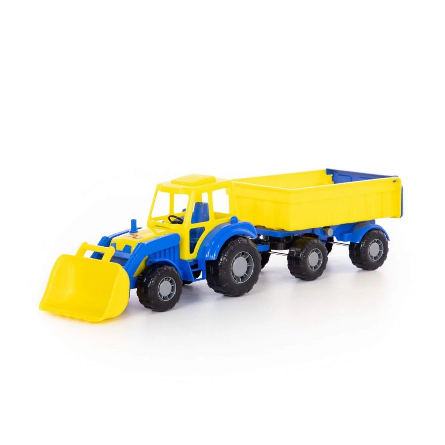 Altai Tractor with Trailer No.1 and Bucket, Article 35349