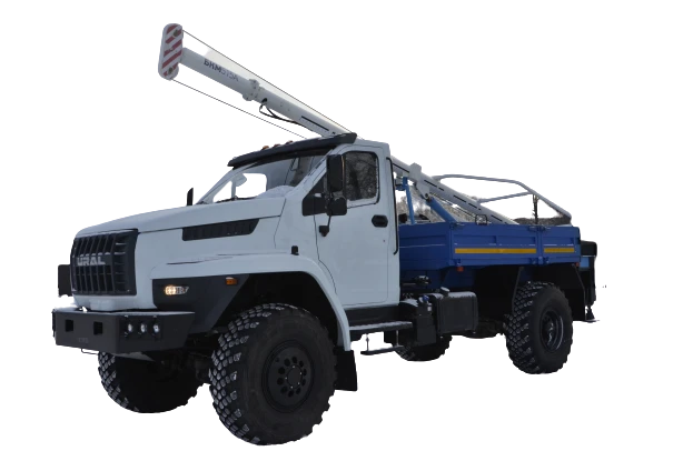 Boring and Crane Machine BKM-515 on Ural-4320-6956-72 Chassis