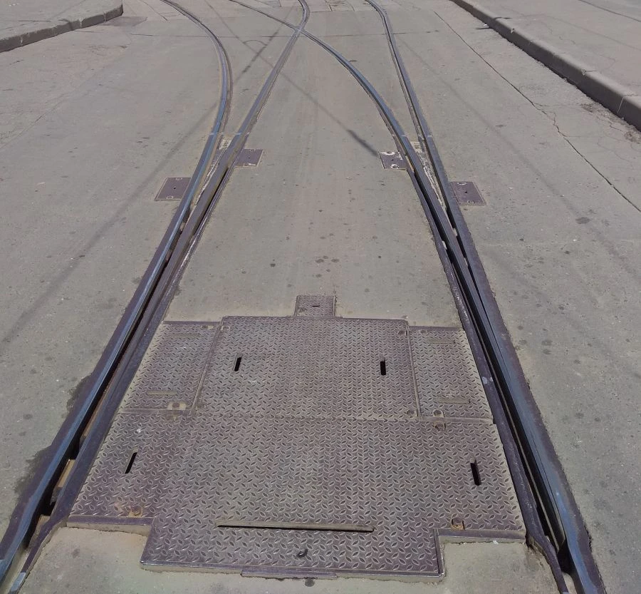 R50 Tram Switch with Flexible Points 30888a (8637.00.000/-01/-02/-03/-04/-05/-06/-07)