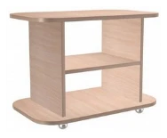 East Table with Open Shelves, Model U.02.09