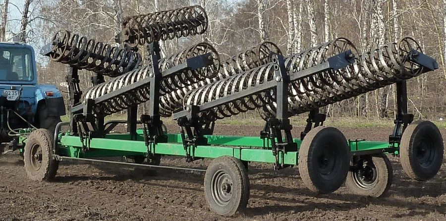 UPA-KV-12.5 Universal Soil Tillage Unit with Spiral Rollers