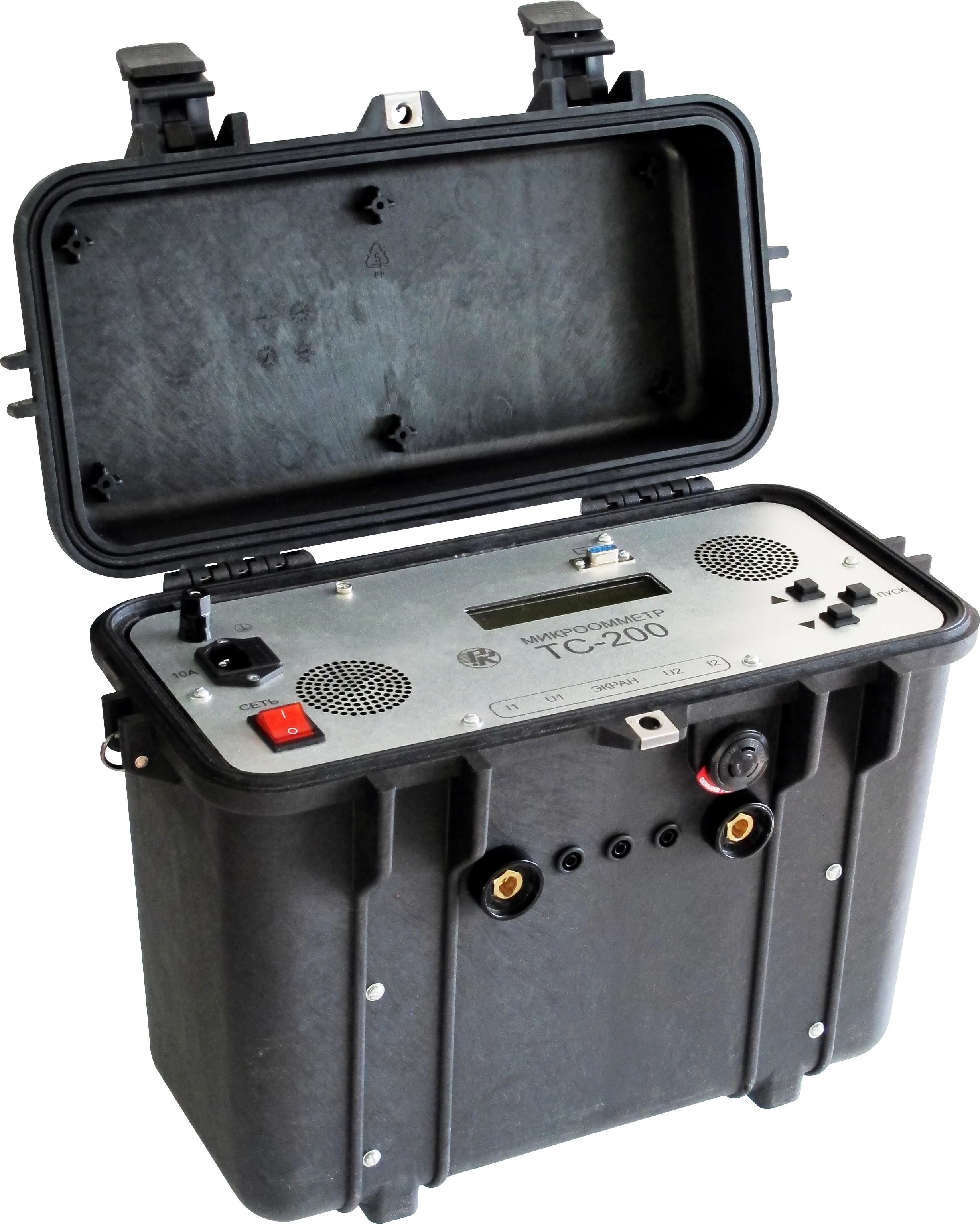 مقياس مقاومة ميكرو TS-200 لقياس المقاومة الكهربائية