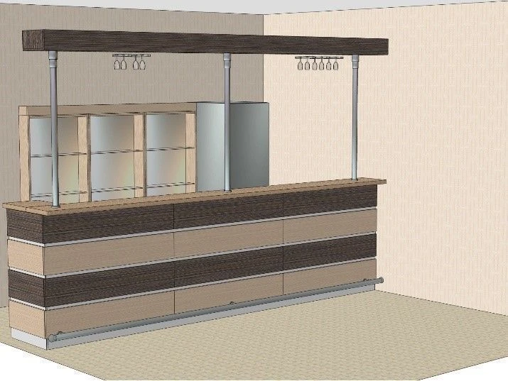 Bar Stand for Residential and Office Use, Art. SB01