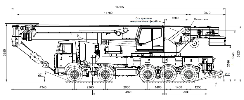 Self-Propelled Crane KС-74721-2 with 70 Ton Capacity