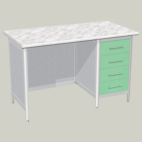 Rectangular Writing Desk with One Pedestal Model STP-L5
