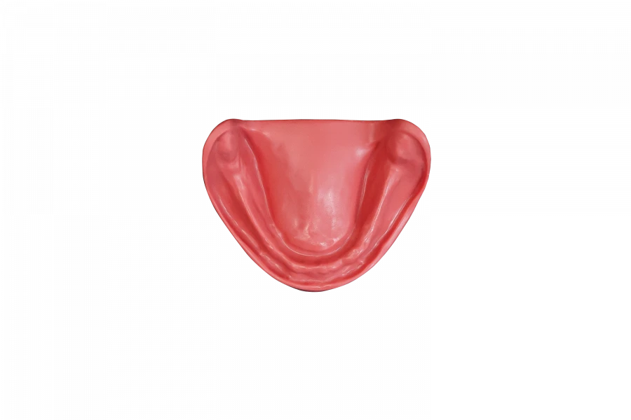 Soft Denture for Edentulous Lower Jaw Model with Undercuts PD-DV BZ