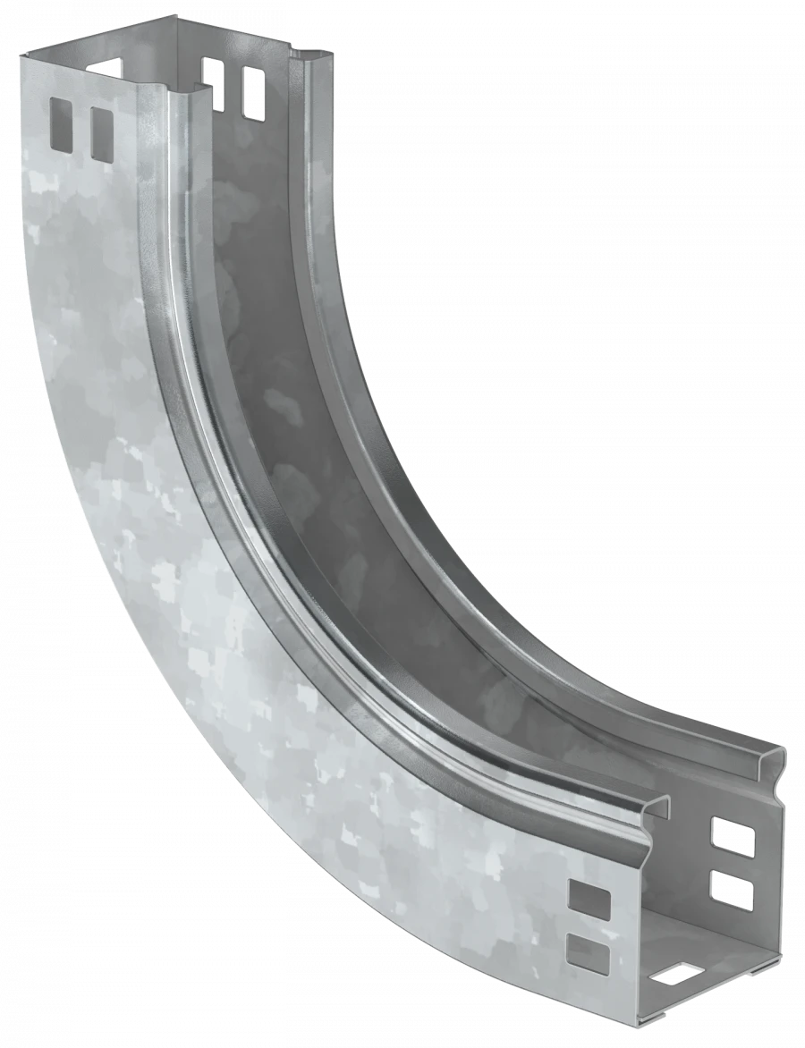 Smooth 90° Vertical Bend for Cable Trays, CPV51-0-90-050-100-HDZ