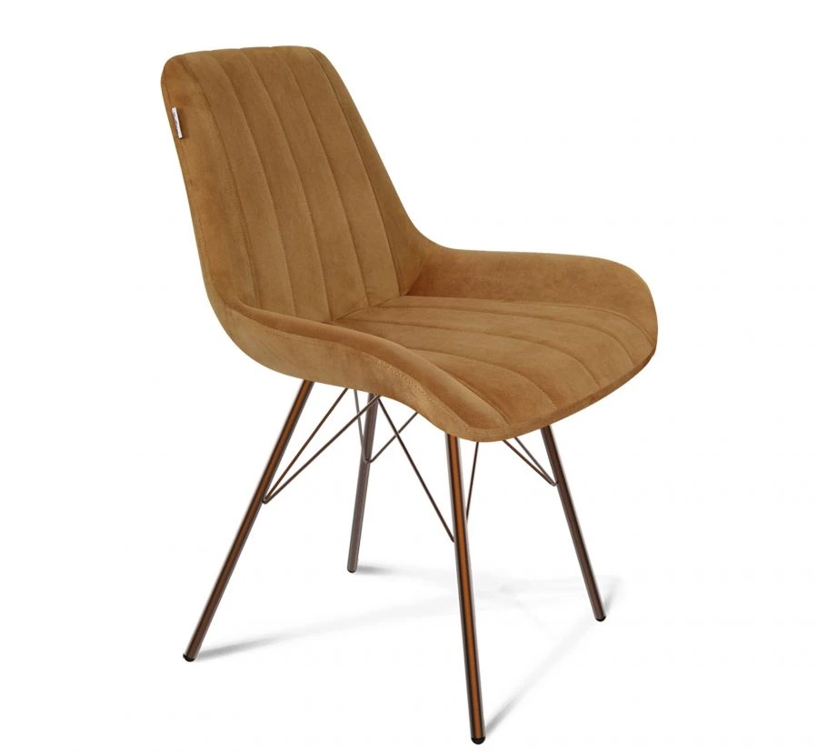 Stylish Sheffilton SHT-ST37/S37 Chair with Microvelvet Upholstery