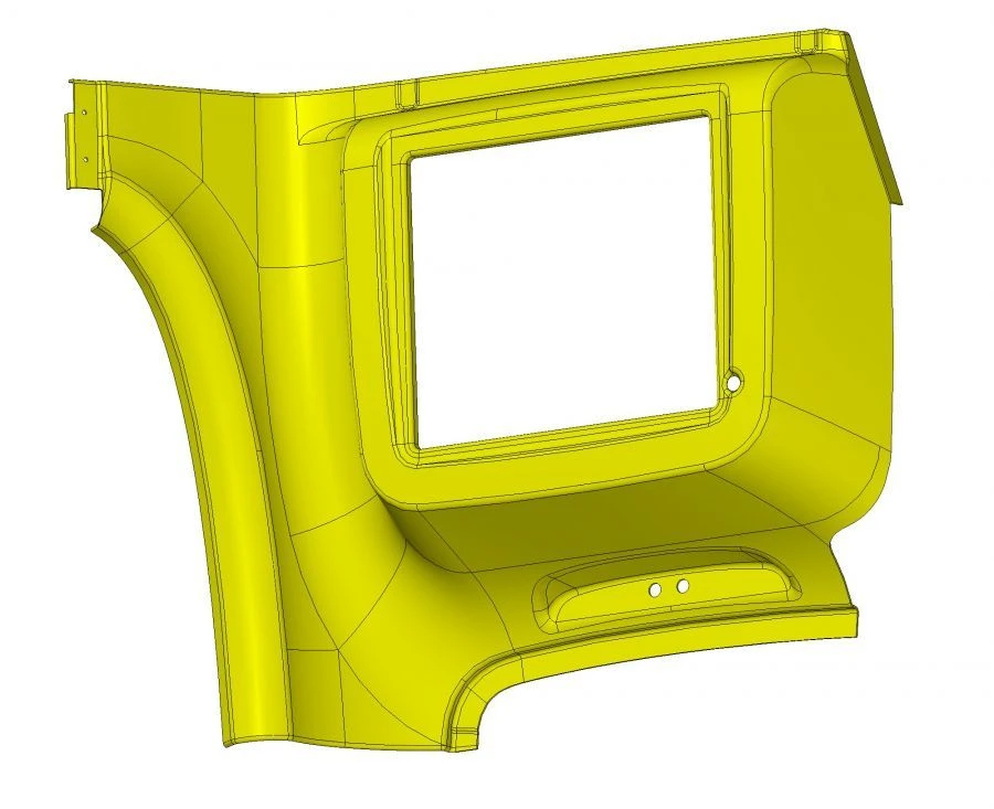 Upper Inner Rear Partition Panel for Driver's Compartment - 529220-7802051-60