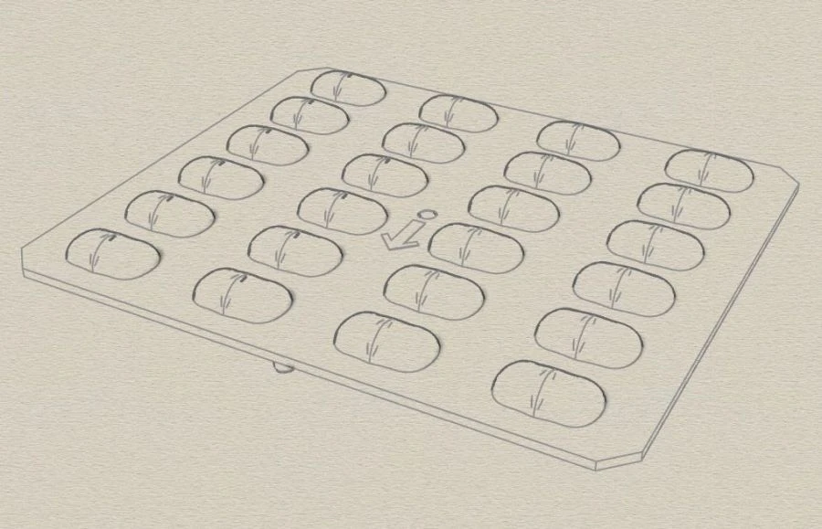 عدسة مجموعة LED للإضاءة الشارعية 070060