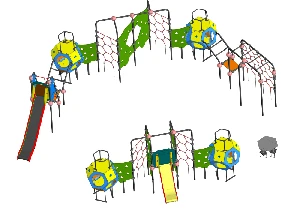 Children's Play Complex for Thematic Games and Physical Development 115-01.98.10