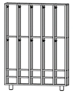 Two-Tier Towel Rack - Customizable Design