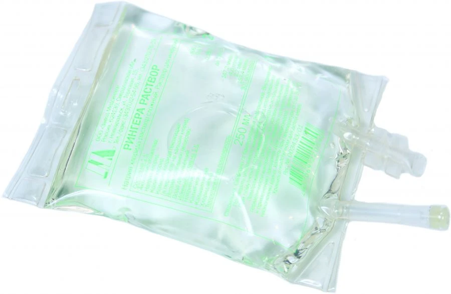 محلول رينجر 250 مل مع كلوريد الصوديوم والبوتاسيوم والكالسيوم