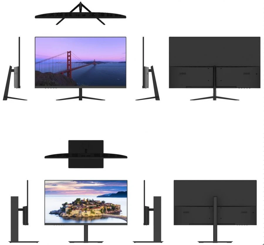 شاشة LCD بحجم 24 بوصة DEXP DF24abRcde