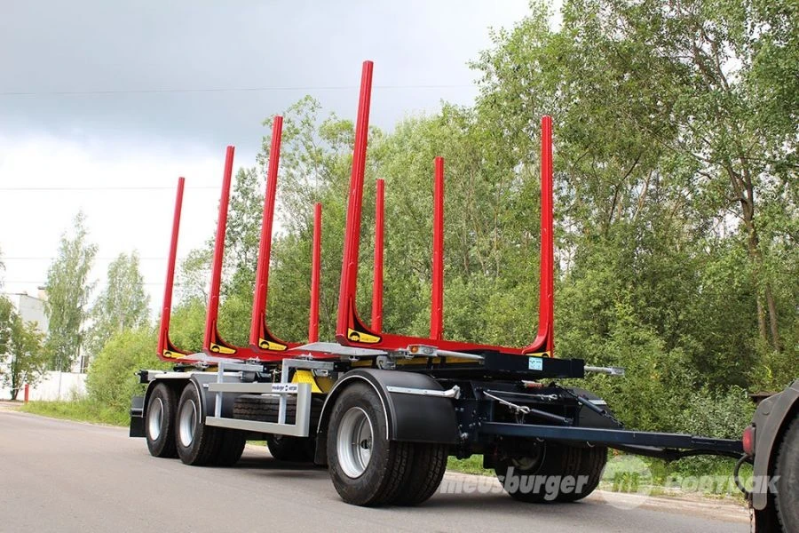 Three-Axle Log Transport Trailer MAH-342