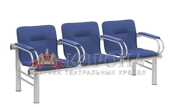 Comfortable Waiting Room Bench for Business Centers