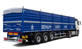 مقطورة BONUM 914296 مع 3 محاور لنقل المواد السائبة
