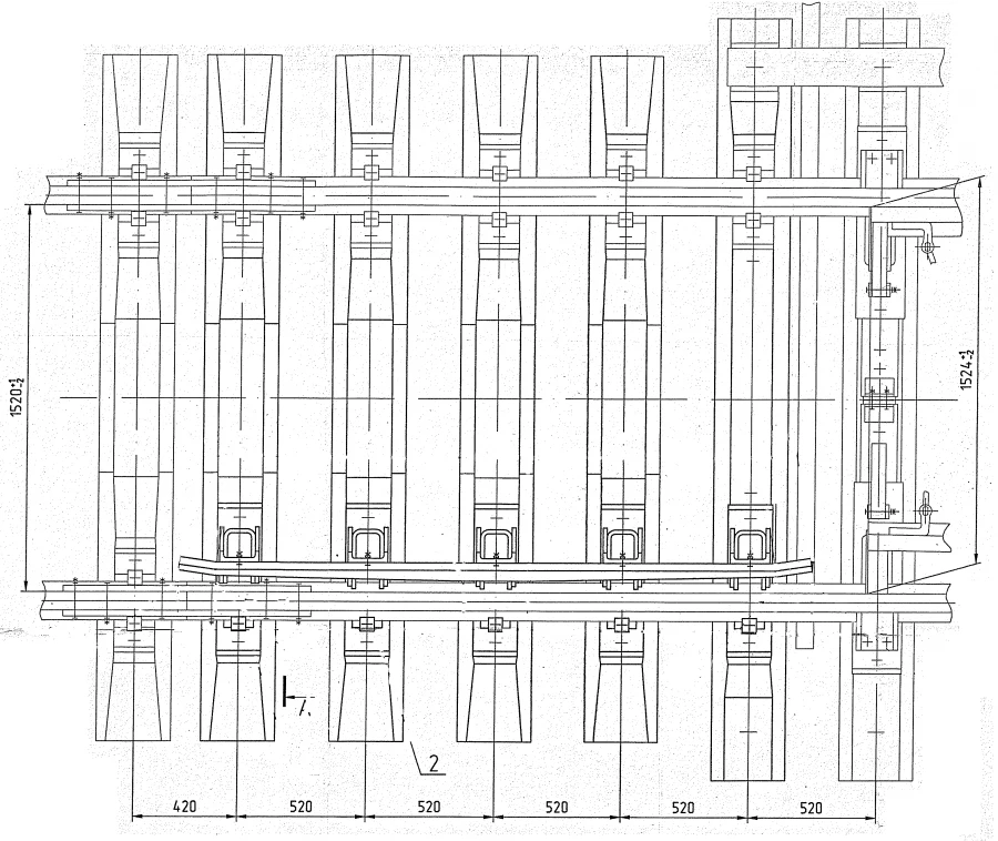 Side Wear Protector for R65 Switch Type on Concrete Beams SP896.000