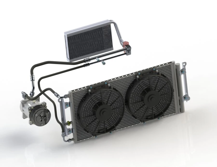 Car Air Conditioner with Underhood Condenser and Built-in Evaporator 7 kW