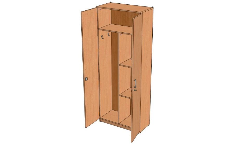Two-Door Storage Cabinet for Inventory - Model SHKI