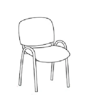 Metal Chair for Seating with RM 10/01 Frame