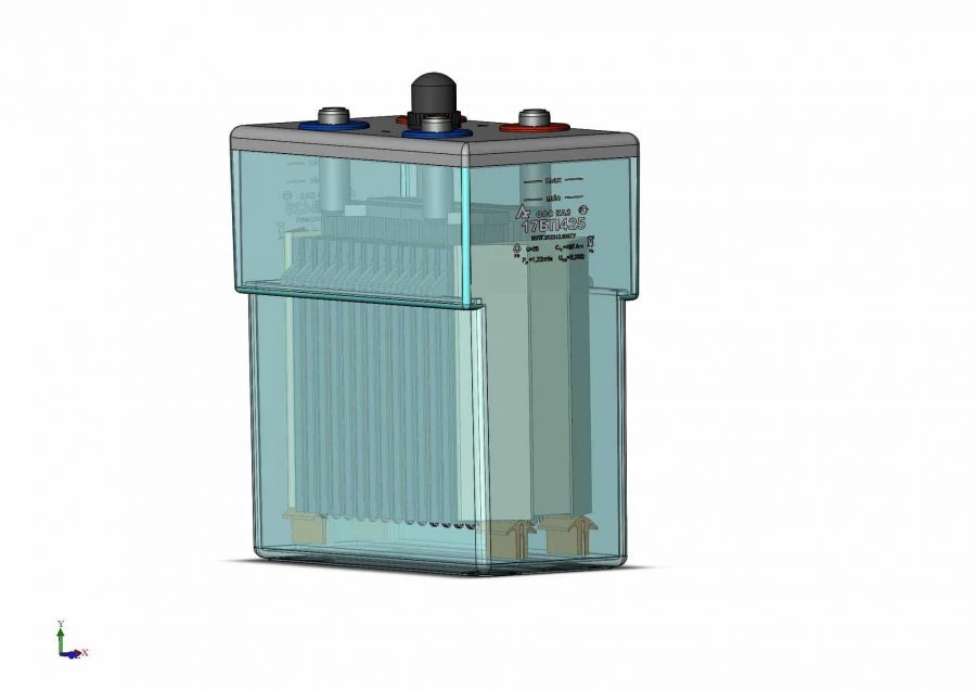 بطارية رصاصية ثابتة 17Ah 17GroE425