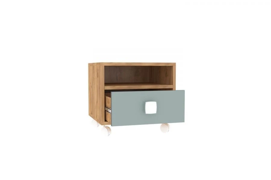 Modern Type 1 LD.520120.000 Rolling Cabinet (Golden Oak)