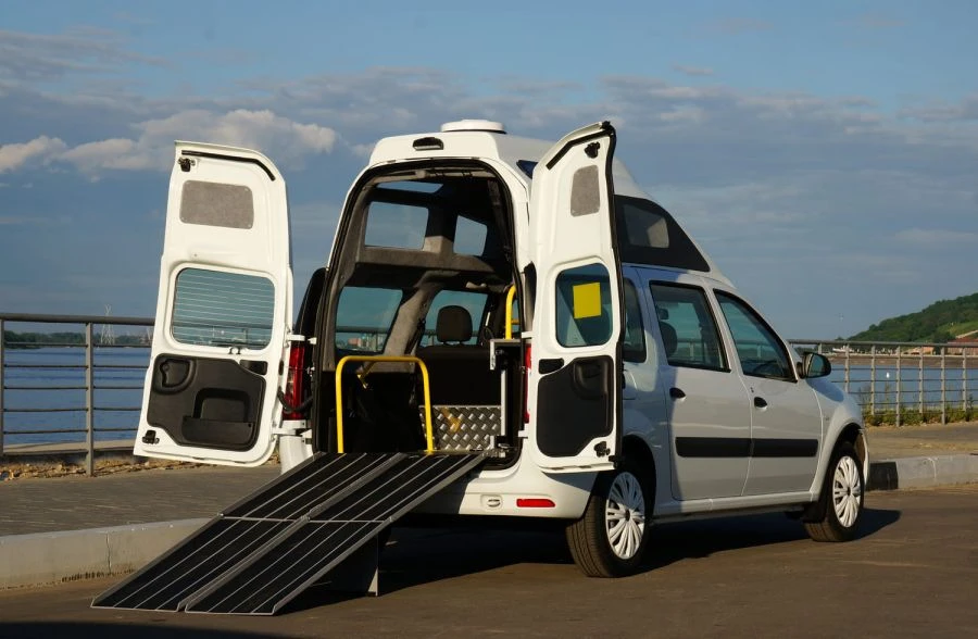 Special Purpose Passenger Car for People with Disabilities Type 1806A Modification 1806B2 LADA Base