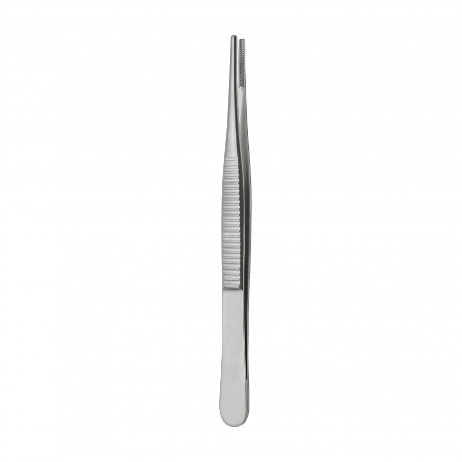 Anatomical Forceps with Traumatic Cutting, Straight, 150 mm - TP-03-249-15