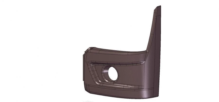 Left Outer Cladding Panel for LiAZ 429260 - 429260-5313435-03