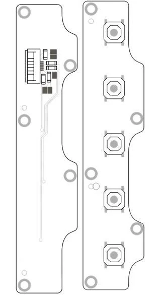 لوحة دائرة لوحة مفاتيح الكمبيوتر المحمول MIG T8X (x86)
