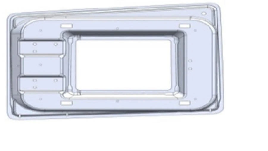 Right Reinforcement Panel for Vehicles A9607540110