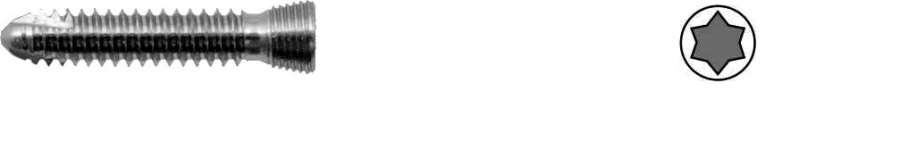 براغي قفل بقطر 2.4 مم لتثبيت العظام، من 6 إلى 40 مم، المادة 403.5XX