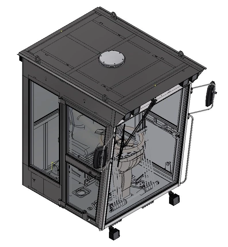 كابينة مشغل مدمجة للآلات المتنقلة - كود KN-14.04.00.00.000
