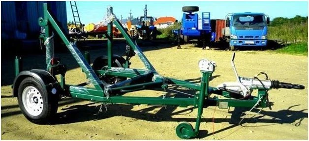 Cable Drum Trailer with Drive System 880705