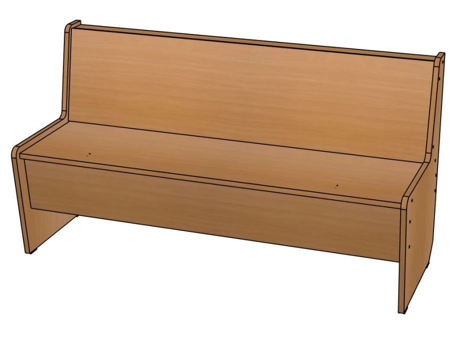 Malvina Sofa No.1 (Wood) for Preschool Use