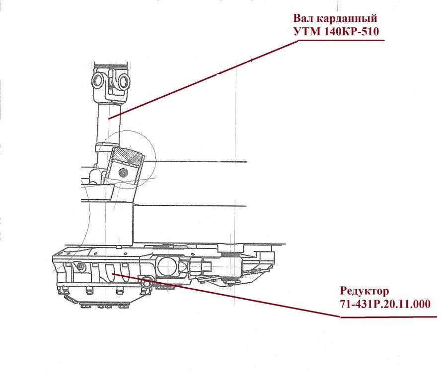 Tram Car Traction Drive Unit for Model 71-431R.20.20.000