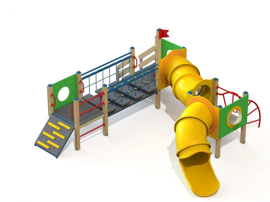 Children's Play Complex with Three Towers - DIC 3.19