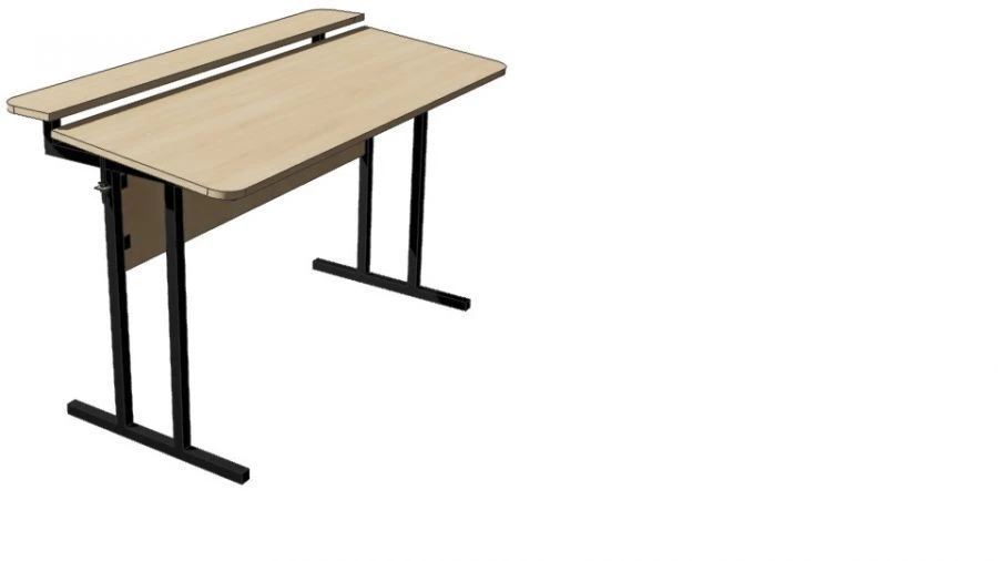 Adjustable Student Desk for One with Tilted Top SURN1 3-5