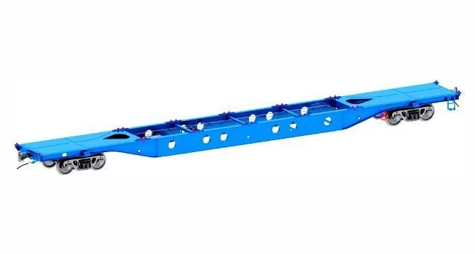 Heavy-Duty Container Transport Flatcar Model 13-1284