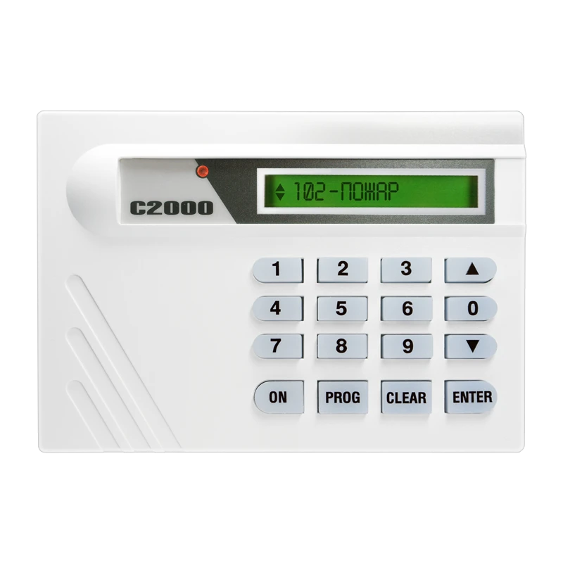 لوحة مفاتيح LCD لنظام الأمان "أوريون" - C2000-K ACDR.426469.007