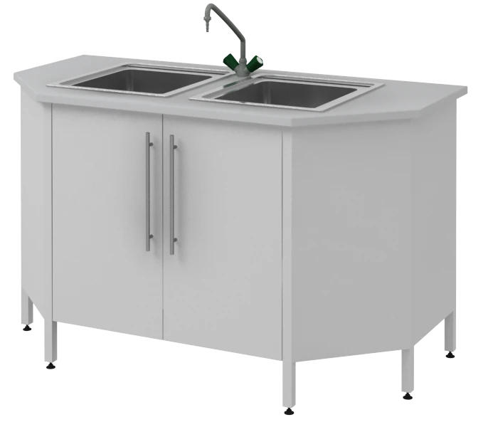 طاولة حوض عمل ستانلس ستيل 1500 T NH-2