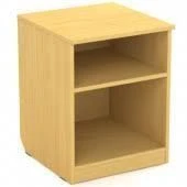 Wooden Cabinet with Open Shelves