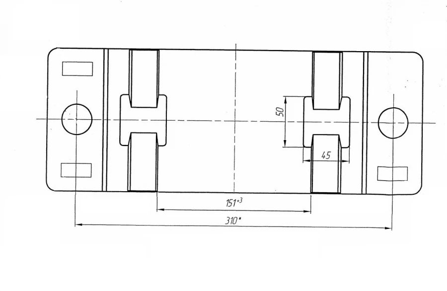 Cast Type 2 KBL-65 SHD Pad for Rail Fastening