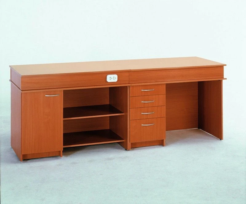 طاولة عرض فيزيائية مع سطح MDF 240x75x88/75
