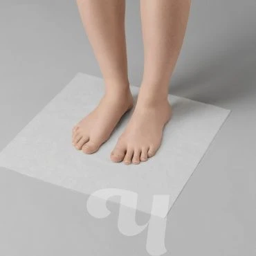 حصائر سبانبوند بيضاء 40x50 سم، 100 قطعة/عبوة، رقم 03-909